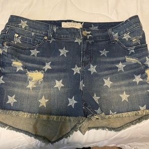 Torrid Size 14 Star Denim shorts